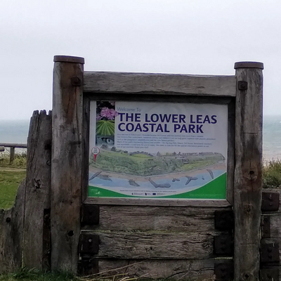 Lower Leas Coastal Park Sign