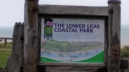 Lower Leas Coastal Park Sign