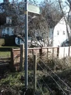 Public Footpath sign