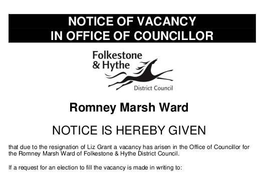 Notice of Vacancy