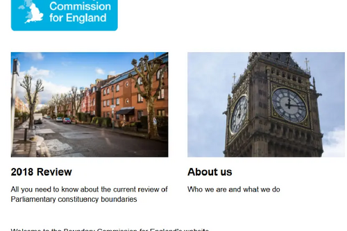 Boundary Commission for England website