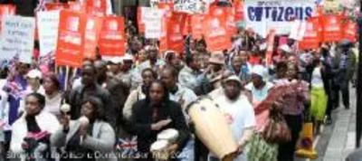 "London Citizens" March in May 2007