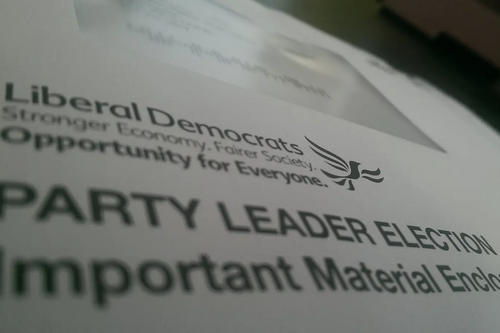 Lib Dem Leadership Election Outer Envelope