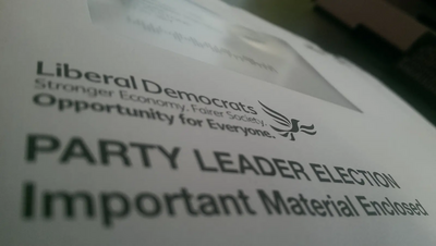 Lib Dem Leadership Election Outer Envelope