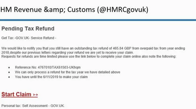 HMRC Scam email