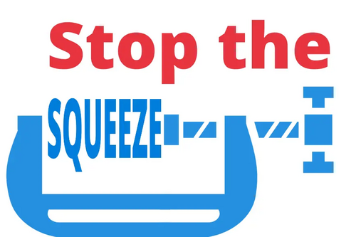 Stop the Squeeze logo