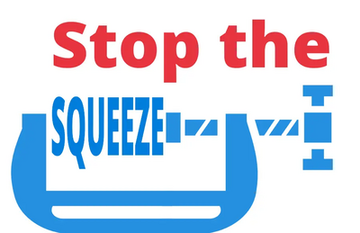 Stop the Squeeze logo