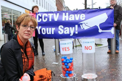 Lynne Beaumont and Folkestone CCTV street survey