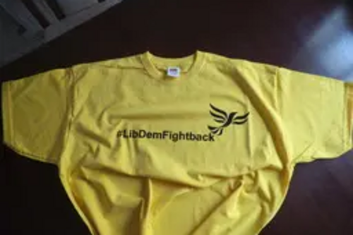 Lib Dem tshirt #LibDemFightback