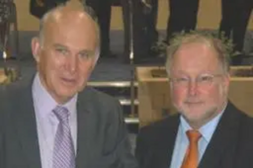 Neil Matthews and Vince Cable