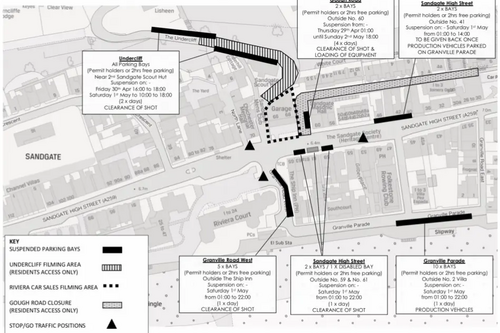 Parking suspensions map