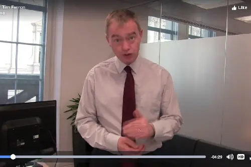 Tim Farron on Video