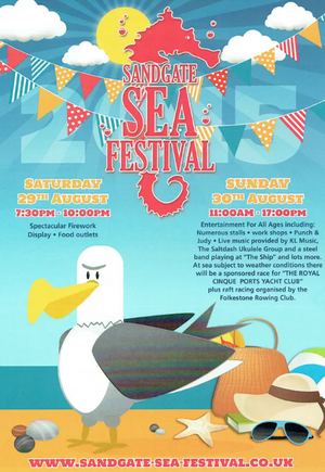 Sandgate Sea and Food Festival 2015 Flyer