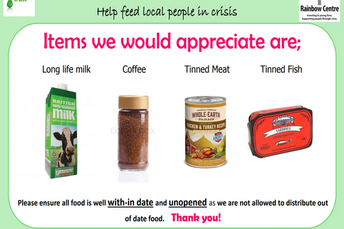 Shepway Foodbank poster