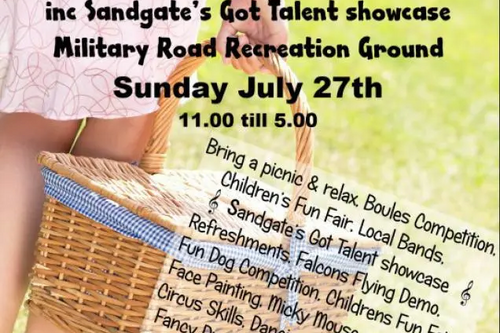 Sandgate Family Fun Day Poster