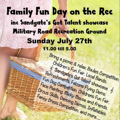 Sandgate Family Fun Day Poster