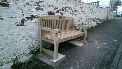 Bench in Wilberforce Road, Sandgate