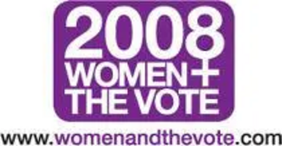 Women and the vote logo