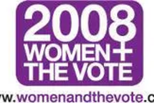 Women and the vote logo