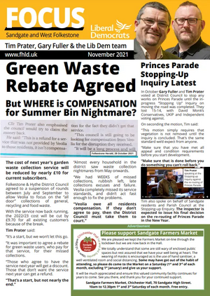 Sandgate and West Folkestone Focus October 2021 Page 1