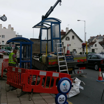 Bus shelter replacement