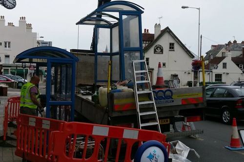 Bus shelter replacement