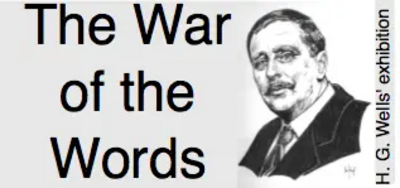 War of the Words HG Wells exhibion logo