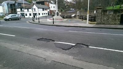 Sandgate High Street potholes