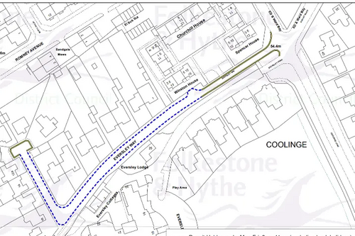 Eversley Way CPZ extension proposal map