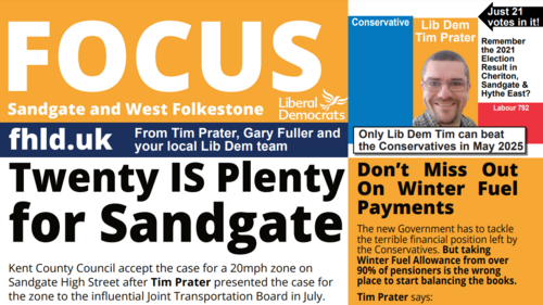 Sandgate and West Folkestone Focus newsletter October 2024