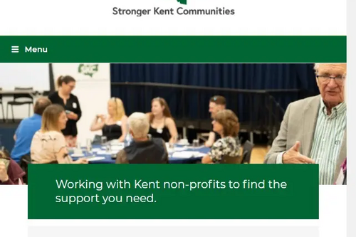 Stronger Kent Communities website screenshot