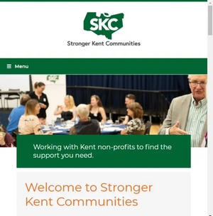 Stronger Kent Communities website screenshot