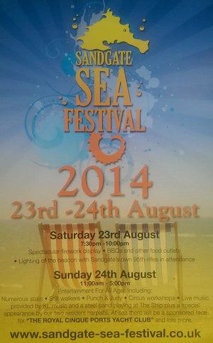 Sandgate Sea Festival 2014 poster