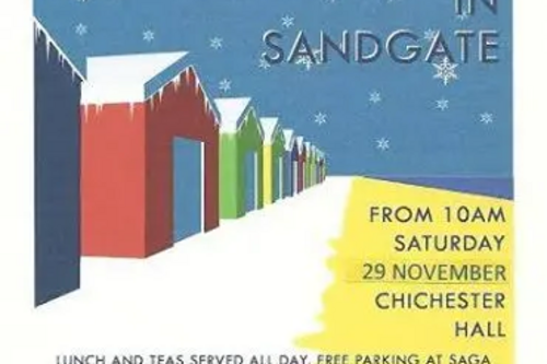 Sandgate Art and Craft Fair Christmas 2014 poster