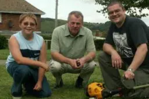 Some of the Lib Dem team including Peter Carroll and Tim Prater on the Cheriton Rec site after the gardening day