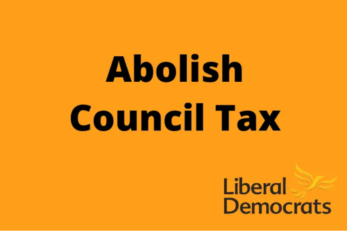 Abolish Council Tax graphic