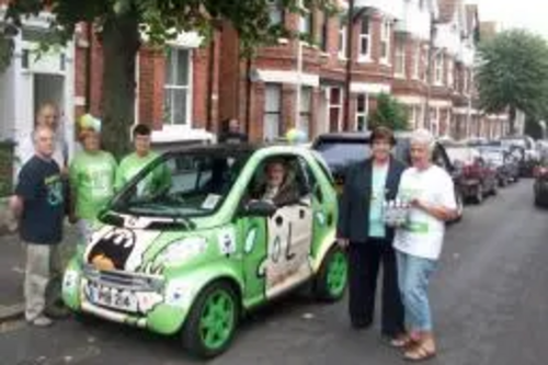 Tom McNeice in Samaritan car