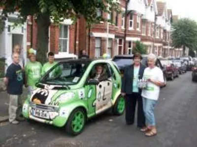 Tom McNeice in Samaritan car