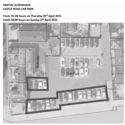 Parking suspensions map