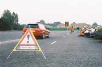 Temporary speed camera