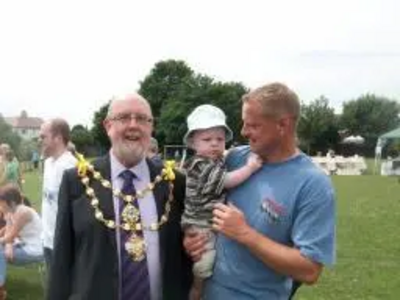 Mayor McNeice and others at the Folkestone Primary Academy Fete