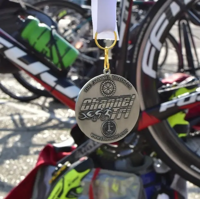 Folkestone Channel Triathlon Medal