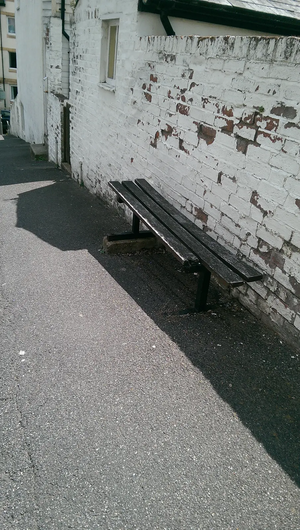 Broken bench