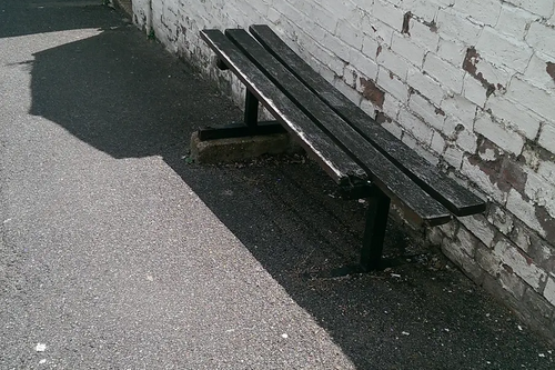 Broken bench