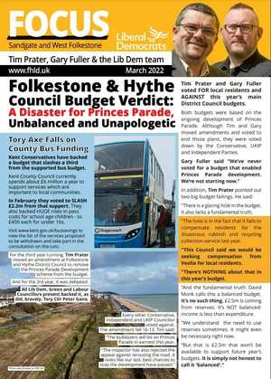 Sandgate and West Folkestone Focus March 2022 Page 1