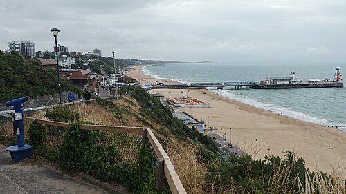 Bournemouth seafront and pier