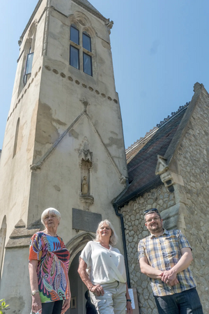 Marianne Haslegrave, Sal Kenward and Tim Prater