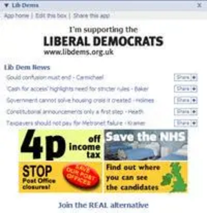 Lib Dems on Facebook