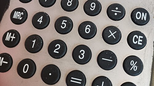 Calculator keypad