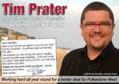 2010 Annual Report from Lib Dem Folkestone West County Councillor Tim Prater - front page